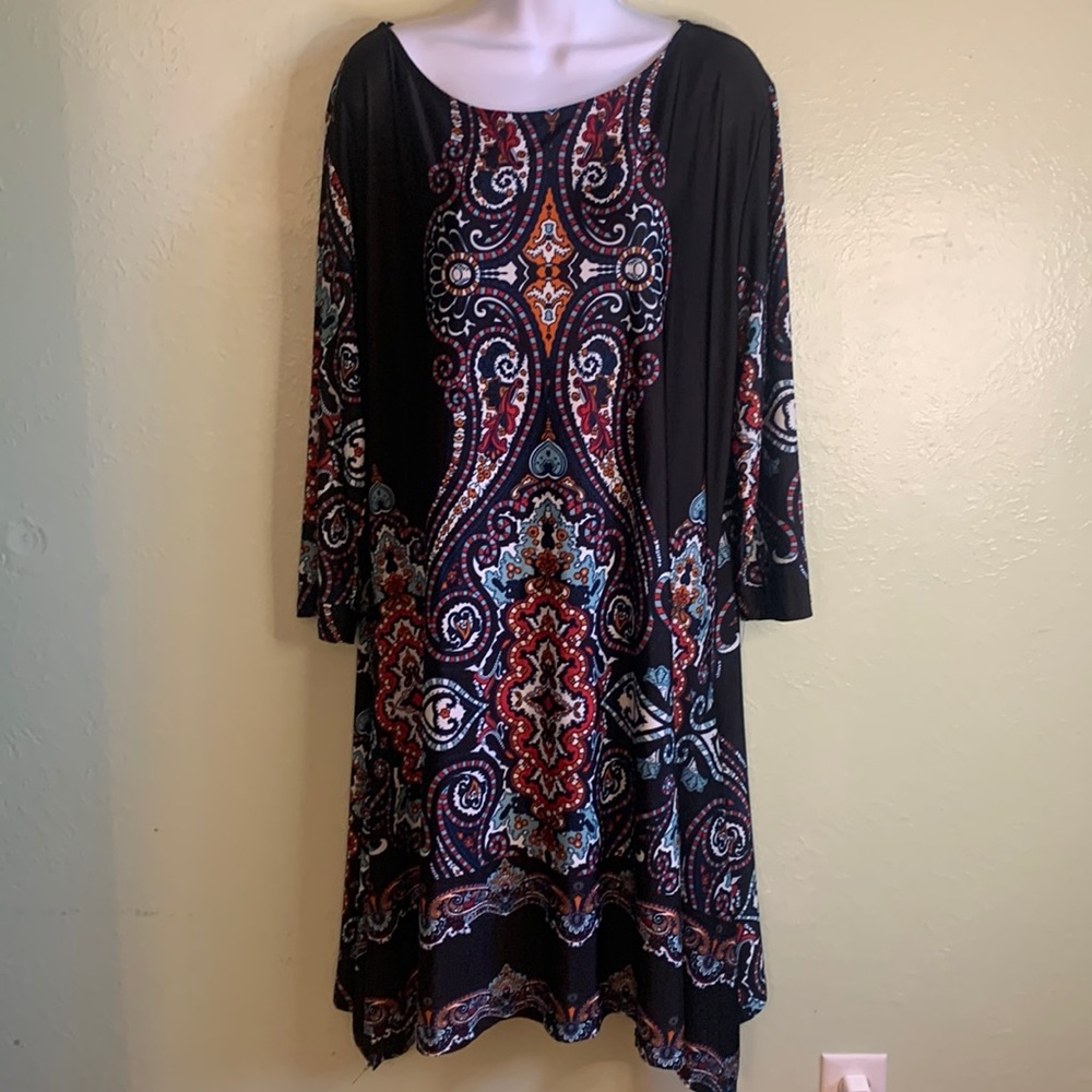 Ice Silk long sleeved dress